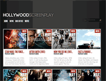 Tablet Screenshot of hollywoodscreenplay.com